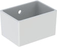 Geberit Publica Gipsfangbecken Unterteil 25x21x35 cm in Weiß – Sanitärkeramik für den professionellen Einsatz