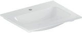 Geberit iCon Möbelwaschtisch 60x48 cm mit Hahnloch, ohne Überlauf, weiß