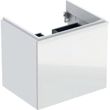Geberit Acanto Waschtischunterschrank 59,5 cm, 1 Schublade mit Innenschublade, weiß hochglänzend