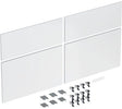 Geberit iCon Schubladenfront Set 4 St. für Unterschrank DWT 120 cm, weiß glänzend