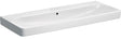 Geberit Smyle Waschtisch eckig 120x48cm ohne Hahnloch mit Überlauf weiß