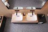 Geberit ONE Aufsatzwaschtisch 50x42,5 cm mit CleanDrain, KeraTect, weiß – ohne Hahnloch