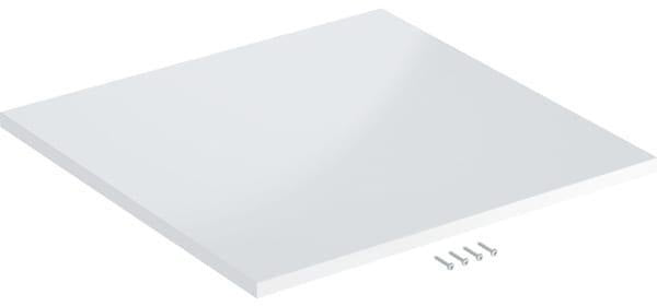 Geberit iCon Abdeckplatte für Seitenschrank 45 cm, weiß hochglänzend – passgenaue Badmöbel-Abdeckung