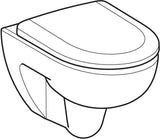 Geberit Renova Set Wand-WC Rimfree spülrandlos mit WC-Sitz, Tiefspüler, weiß