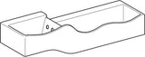 GEBERIT Bambini Spiel- und Waschlandschaft für 3 Waschtischarmaturen, 139 cm, weiß