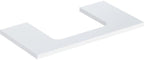 90x3x47cm, weiß hgl.