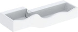 GEBERIT Bambini Spiel- und Waschlandschaft für 3 Waschtischarmaturen, 139 cm, weiß