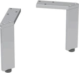 Geberit Set Füße schmal 2 St. – Höhenverstellbar, Hochglanz Verchromt, 15 cm