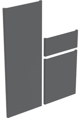 Geberit Renova Plan Schubladen-/Front-Set für Hochschrank 39 cm, Nussbaum hickory hell