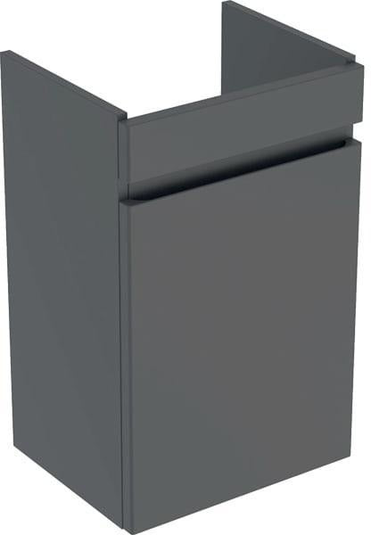 GEBERIT Renova Plan Unterschrank für Handwaschbecken, 1 Tür, Nussbaum hickory hell, 38,4 cm