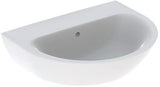 Geberit Renova Waschtisch 65x50 cm ohne Hahnloch, mit Überlauf, weiß – Wandmontage