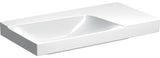 Geberit Xeno2 Waschtisch 90x48 cm mit Ablagefläche rechts, ohne Hahnloch, KeraTect weiß