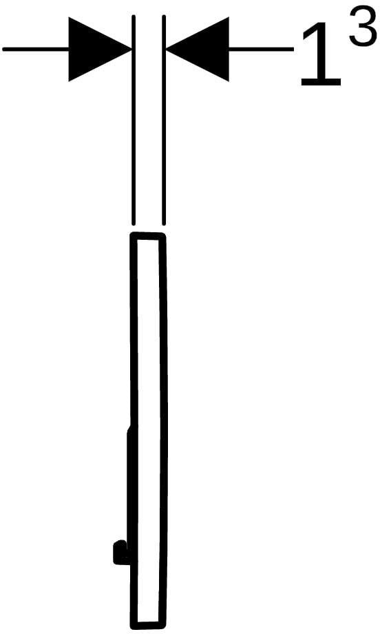 Geberit Sigma01 Betätigungsplatte rund 2-Mengen-Spülung weiß glänzend, 10er-Pack