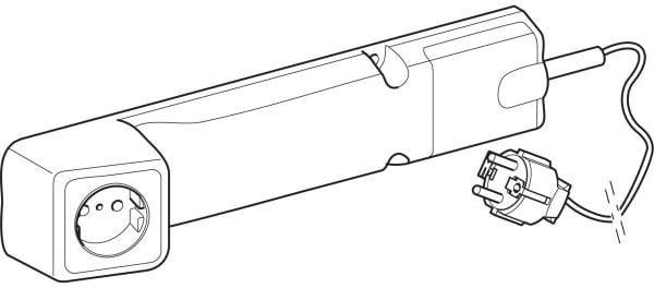 Geberit Steckdosenelement für ONE und Acanto Waschtischunterschränke – IP20, 230 V
