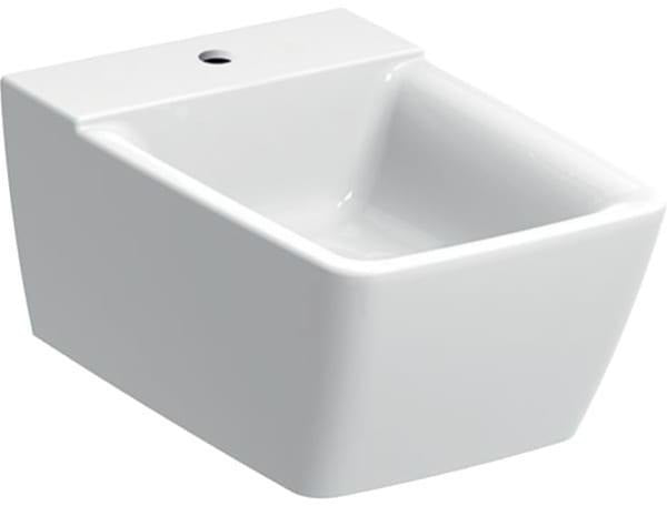 Geberit Xeno2 Wandbidet ohne Überlauf, weiß, KeraTect – Wandmontage, geschlossenes Design