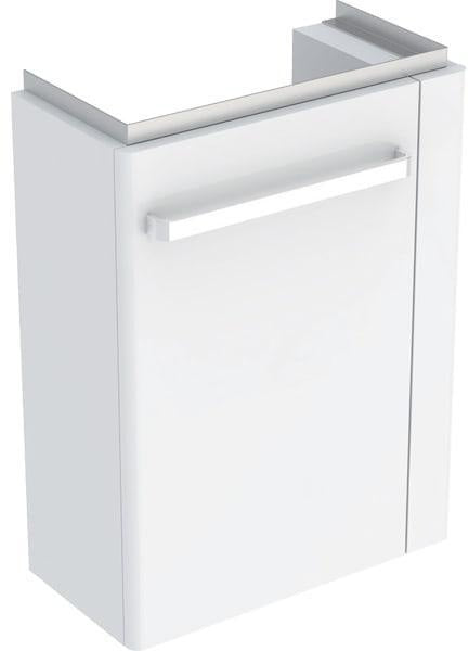 Geberit Renova Compact Unterschrank 44,8 cm für Handwaschbecken, weiß, mit Handtuchhalter