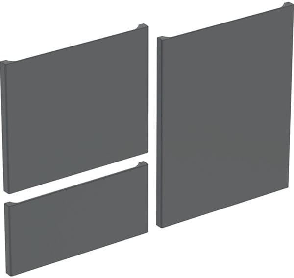 Geberit Renova Plan Schubladen-/Front-Set für Mittelhochschrank, hickory hell