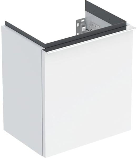 Geberit iCon Unterschrank für Handwaschbecken, 1 Tür rechts, 37 cm, weiß hochglänzend