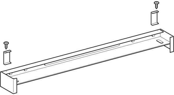 GEBERIT iCon Leuchtenblech für Lichtspiegel, Breite 37 cm – Zubehör für Badmöbel