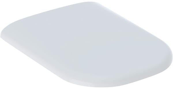 GEBERIT Smyle WC-Sitz in Weiß – Duroplast, glänzend, Montage von oben