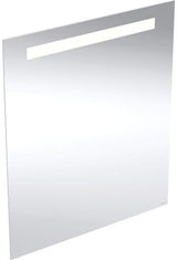Geberit Option Basic Lichtspiegel eckig 50x70cm mit LED-Beleuchtung oben, Aluminium eloxiert