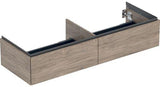 Geberit ONE Unterschrank für Aufsatzwaschtisch, 2 Schubladen, 133,2 cm, weiß hochglänzend