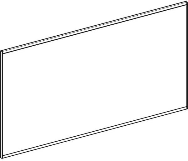 Geberit Option Plus Lichtspiegel 40x70 cm, direkte & indirekte LED-Beleuchtung, Aluminium eloxiert