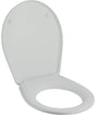 GEBERIT Renova WC-Sitz pergamon, Duroplast, Edelstahl-Scharniere, abnehmbar, von oben montierbar