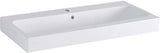 Geberit iCon Waschtisch 60 cm weiß mit Hahnloch und Überlauf