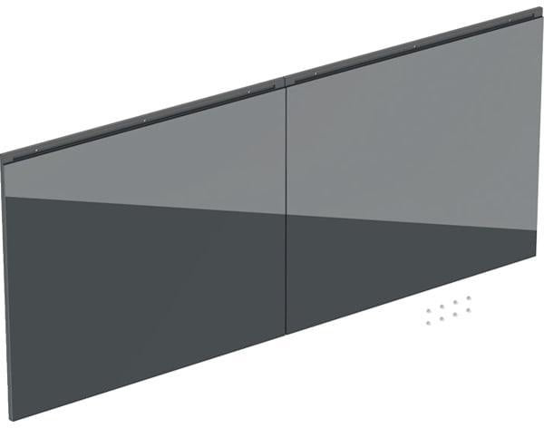 Geberit Acanto Schubladenfronten Set für Waschtischunterschrank 120 cm, weiß hochglänzend