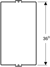 GEBERIT ONE Inneres Ablagefach lava 36,9x19,8x4 cm – Stahl pulverbeschichtet