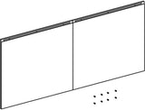 Geberit Acanto Schubladenfronten Set für Waschtischunterschrank 120 cm, weiß hochglänzend