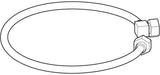 GEBERIT Panzerschlauch für Urinal Centaurus – Flexschlauch 1/2 Z mit Verdrehsicherung