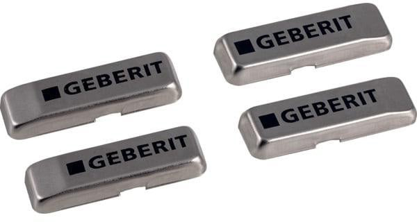 GEBERIT Scharnierabdeckungs-Set für Türen, 4 Stück, rechts und links, Ersatzteil