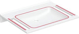Geberit Publica Waschtisch 70x55 cm weiß matt, demenzgerecht, barrierefrei, ohne Hahnloch