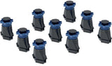 GEBERIT Set Füße niedrig (9 St.) für Duschwanne bis 140 cm – höhenverstellbar 60–120 mm