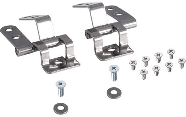 GEBERIT Set Scharniere für WC-Sitz F1 – 2 Stück, Edelstahl, weiß, passend zu 574100