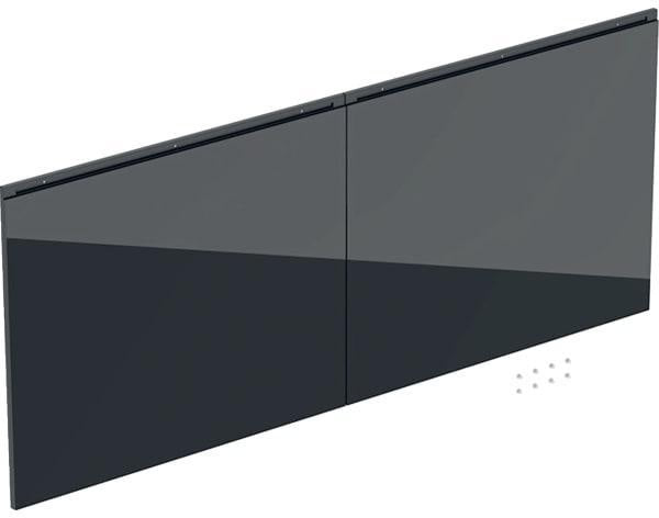 Geberit Acanto Schubladenfronten Set für Waschtischunterschrank 120 cm, weiß hochglänzend