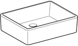 GEBERIT Publica Mehrzweckbecken 50x14x40 cm, weiß, ohne Überlauf