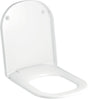GEBERIT Renova Plan WC-Sitz weiß Duroplast mit Edelstahl-Scharnieren und Deckel
