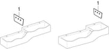 Geberit Bambini Spiel- und Waschlandschaft für 4 Waschtischarmaturen, 1800 mm, weiß