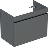 Geberit Renova Plan Unterschrank für Möbelwaschtisch, 1 Schublade, Nussbaum hickory hell, 53,8 cm