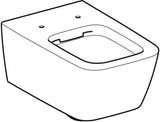 Geberit iCon Wand-WC eckig, Tiefspüler, Rimfree spülrandlos, weiß, 35 cm