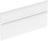 Geberit Smyle Schubladenfronten 2er-Set mit Griffen weiß Hochglanz für 120 cm Waschtisch-Unterschrank