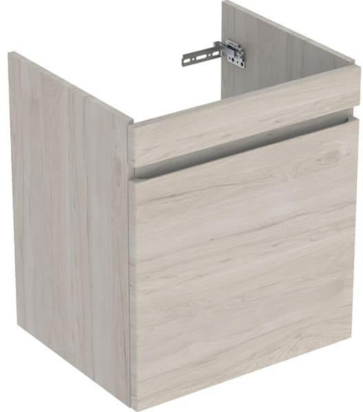 Geberit Renova Plan Waschtischunterschrank Nussbaum hickory hell mit Schublade & Innenschublade