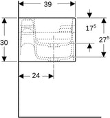 GEBERIT Bambini Spiel- und Waschlandschaft 140 cm – 3 Waschplätze, weiß-alpin matt