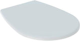 Geberit Renova WC-Sitz oval manhattan mit Deckel, Befestigung von unten, Duroplast
