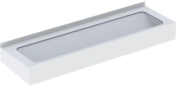 GEBERIT Publica Waschrinne 187,6 cm Varicor weiß – ohne Hahnloch, ohne Überlauf