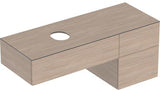 Geberit VariForm Unterschrank für Aufsatzwaschtisch, 135 cm, 3 Schubladen, weiß lackiert matt
