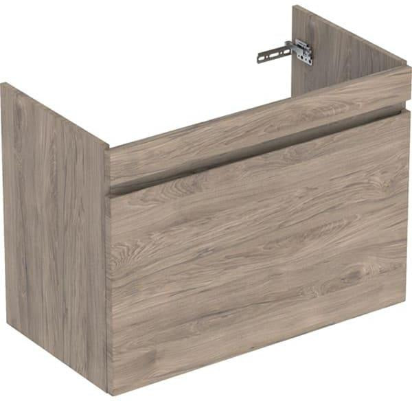Geberit Renova Plan Waschtischunterschrank Nussbaum hickory mit Schublade & Innenschublade
